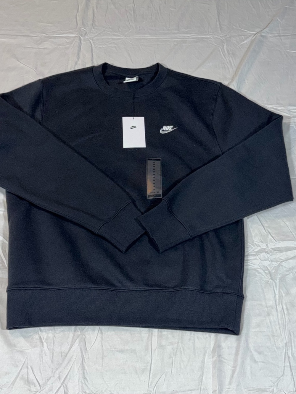 Nike Sportswear Club Fleece Crewneck Sweatshirt Black M NWT BV2662-010